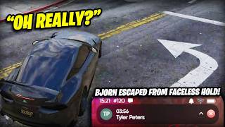 Brian Hears About Bjorn's Incredible Escape From Faceless Captivity! | NoPixel RP | GTA RP