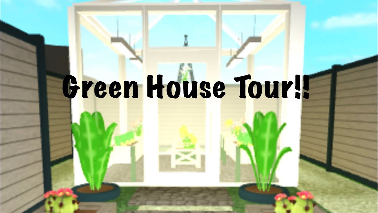 Green House TourBloxburg YouTube