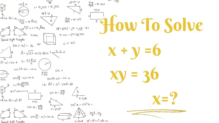 A Nice Olympiad Algebra Problem | How to Solve for X and Y in This Problem?