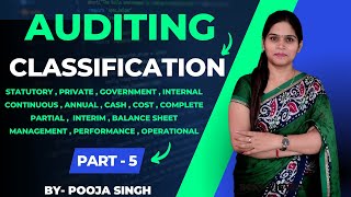 Auditing | Classification Of Audit | Advantages | Types of Audit | Part-5 | B.Com | BBA | MBA |