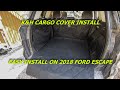 K&H Quilted Cargo Cover - HOW-TO INSTALL in a 2018 Ford Escape