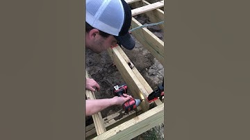Sistering deck joists #diydad #woodworking #deck #deckprofile