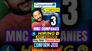 Cognizant &amp; Capgemini Hiring Freshers 2025  | Top IT Jobs for New Graduates #shorts #kaashivinfotech