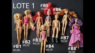 ANUNCIO Bonecas Barbie, Disney e Outras