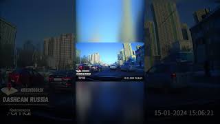 2 IQ Drivers - Russian Dashcam 2024 #drivingfails #carcrash  #baddrivers #shorts