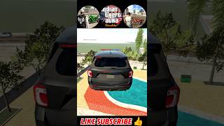 Police Car jumping challenge In Indian GT5 Bikes 3D VS ITAS VS IBD3D #shorts #gaming #gta