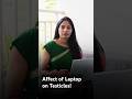 Laptop affect on testicles #MaleInfertility #FertilityAwareness #LaptopUsage  #EvolveFertility