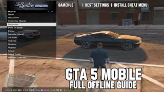 🔥How to Install GTA 5 on Android with Cheat Menu | GameHub Emulator Full Guide on Snapdragon 8 Gen 1 screenshot 1