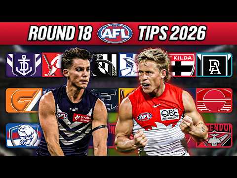 AFL Round 18 | Tips & Predictions 2026