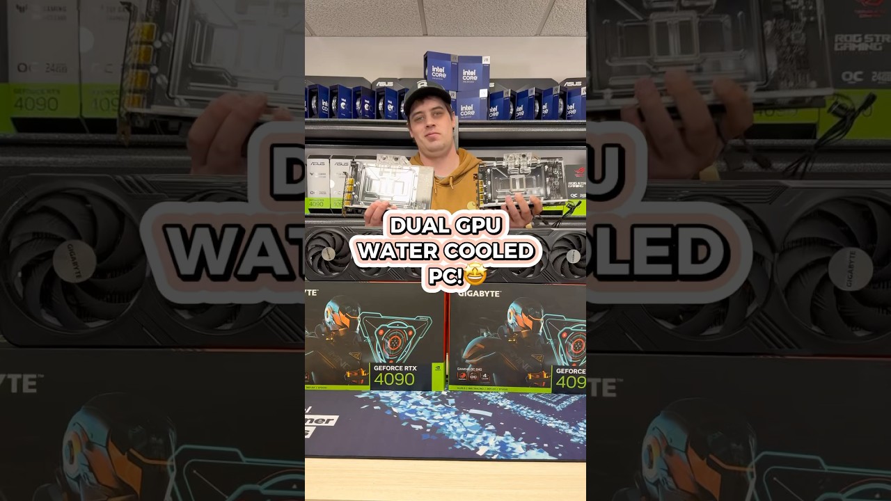 Dual GPU Water cooled PC! 🤩