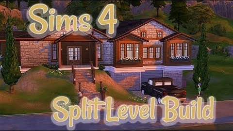 The Sims 4 | Split Level House | Speed Build