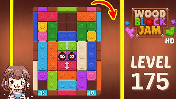 Wood Block Jam Level 175 Solution Walkthrough