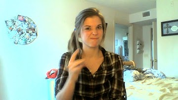 Danielle Miller ASL Homework Unit 5 TA: Rylee 10/22/2012