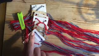Setting up tabletweaving: For absolute beginners