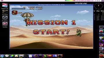 Amiga 600 Vampire 2 GOLD 2.7 FPU running Mini METAL SLug FPU version