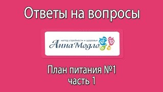 План питания для похудения №1 ОТВЕТЫ НА ВОПРОСЫ План питания для похудения №1 ОТВЕТЫ НА ВОПРОСЫ