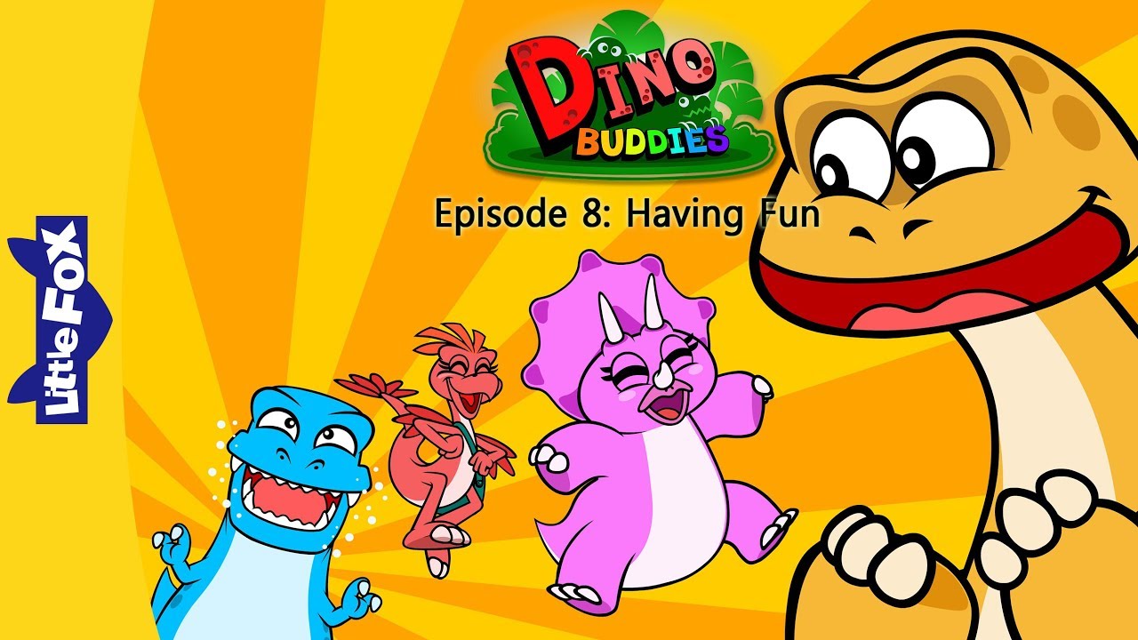 Dino Buddies 8 | Having Fun | Dinosaurs | Little Fox | Bedtime Stories