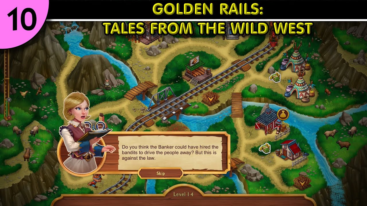Golden Rails (10) GOLDEN RAILS: TALES FROM THE WILD WEST = Gameplay - YouTube