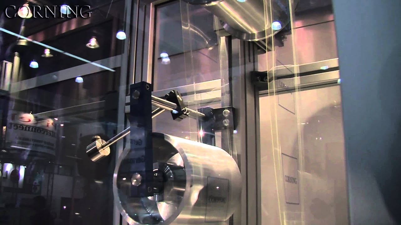 UltraSlim Flexible Glass Display Week 2011 YouTube