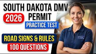 South Dakota DMV Permit Practice Test 2026 Realistic Road Signs and Driving Rules 100 Questions