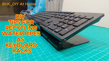 DIY -Tips for making a keyboard stand from PVC pipes - #diy #pvc #diyathome #tips #idea #handmade