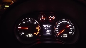 Audi A3 8P - Needle Sweep, Oil Temp, Boost, LapTimer