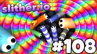 WORLD RECORD HIGHSCORE BREAKER IS BACK! - Slither.io Gameplay Part 108