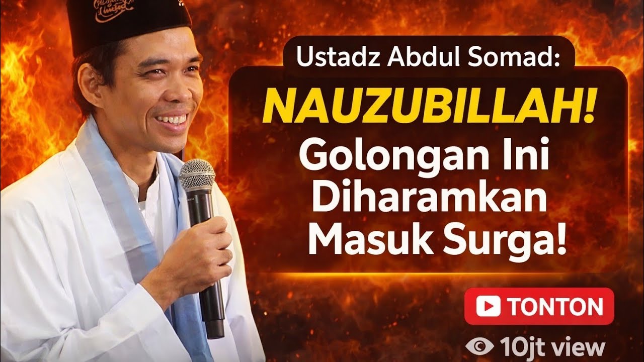 Mengejutkan! Kata Ustadz Abdul Somad Soal Golongan yang Diharamkan Masuk Surga #fyp #viral #trending