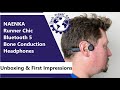 Naenka Runner Chic (Bluetooth 5 bone conduction wireless headphones) - Unboxing & First Impressions