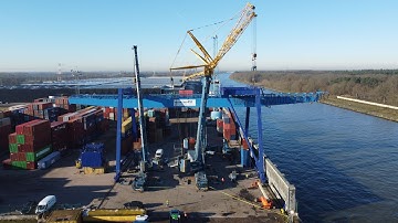 45t x 60m Container Gantry Crane for Container Terminal in Belgium