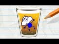 Pencilmate Walks Into a Bar... -in- SETTING THE BAR LOW - Pencilmation Cartoons