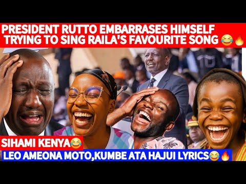 WUEEH I M GOING TO KENYA RUTTO HAS EMBARRASSED HIMSELF TRYING TO SING RAILA S SONG AND HE DOESN