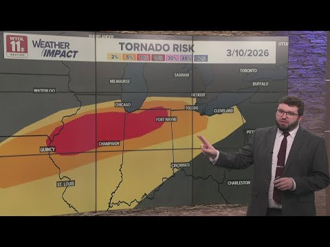Weather Impact Alert Day Tuesday evening into Wednesday due to threat ...