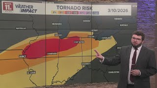 Weather Impact Alert Day Tuesday evening into Wednesday due to threat of strong to severe storms