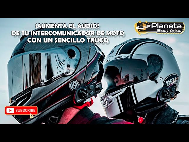 Aumenta el Audio de tu Intercomunicador de Moto con un Sencillo Truco! 