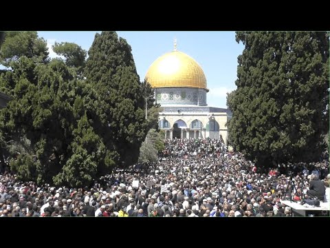 نقل شعائر خطبة وصلاة الجمعة من المسجد الأقصى المبارك        