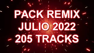 PACK REMIX Y VIDEOREMIX - JULIO 2022 - DJS COLOMBIA Y LATINOAMERICA