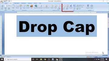 Use of Word art, Text box & Drop cap in Word. Wordart, Textbox & Drop Cap kaise upyog kare in hindi?