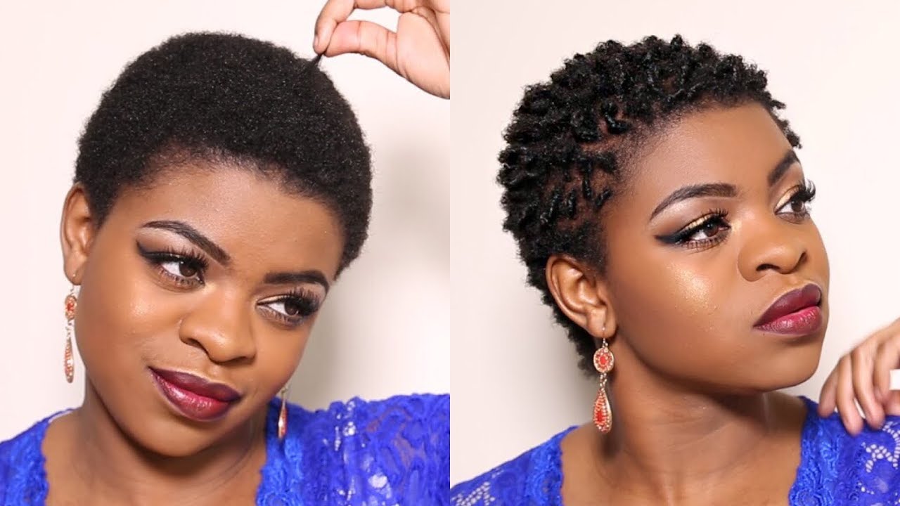 How To Use a Curl/Twist Sponge on Short Natural Hair