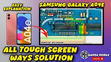 Samsung A04E/SM-A042 Touch Not Working problem Solution.Samsung A04E/SM-A042 TouchScreen Ways jumper
