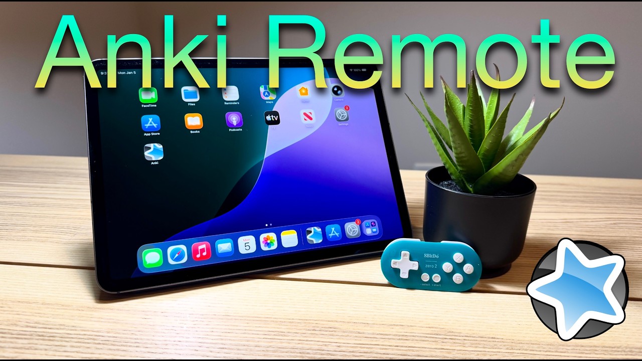 Pairing 8BitDo Remote to iPad for Anki - YouTube