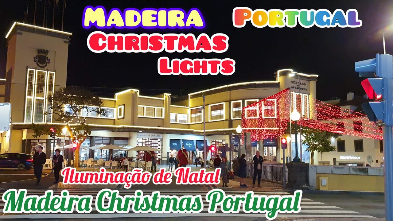 Iluminação de Natal 2025 Popular Funchal Madeira 'Saudades do Imigrante' Christmas Lights Portugal