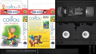 Caillou - Caillou The Explorer 2001, Vhs, Usa - Original Warner Home Video Print - Vhs Tape Rip