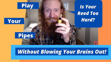 My Number 1 Solution For A Tough Bagpipe Reed! (And What to watch out for)