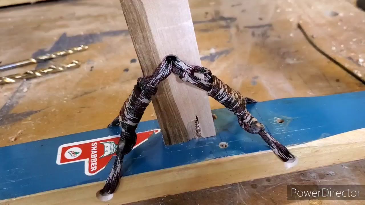 DIY Dogsled from old cross country skis YouTube
