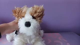 Unboxing Cassie the Fox Terrier Plush Dog by Douglas Cuddle Toys 🐶🤍🤎🖤