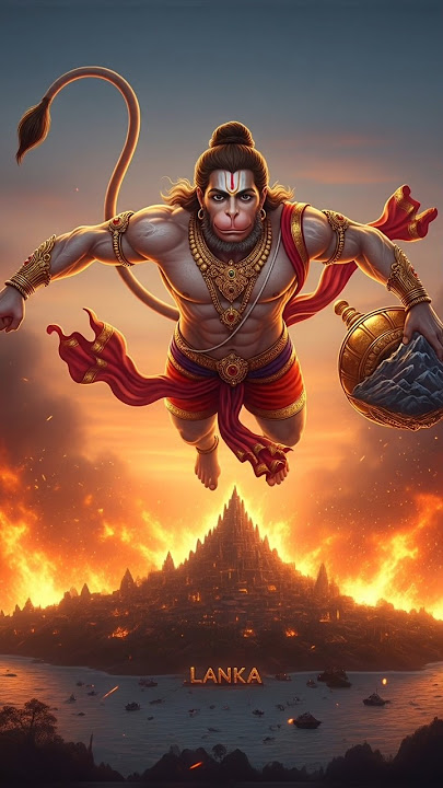 Ramdoot Hanuman- Raanjha || LankaDahan || Ramayan Rap Song 🚩 #hanuman #shorts #trending