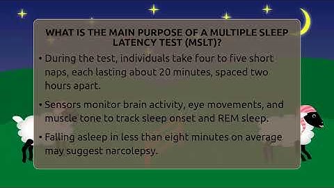 What Is The Main Purpose Of A Multiple Sleep Latency Test (MSLT)? - Sleep Apnea Support Network