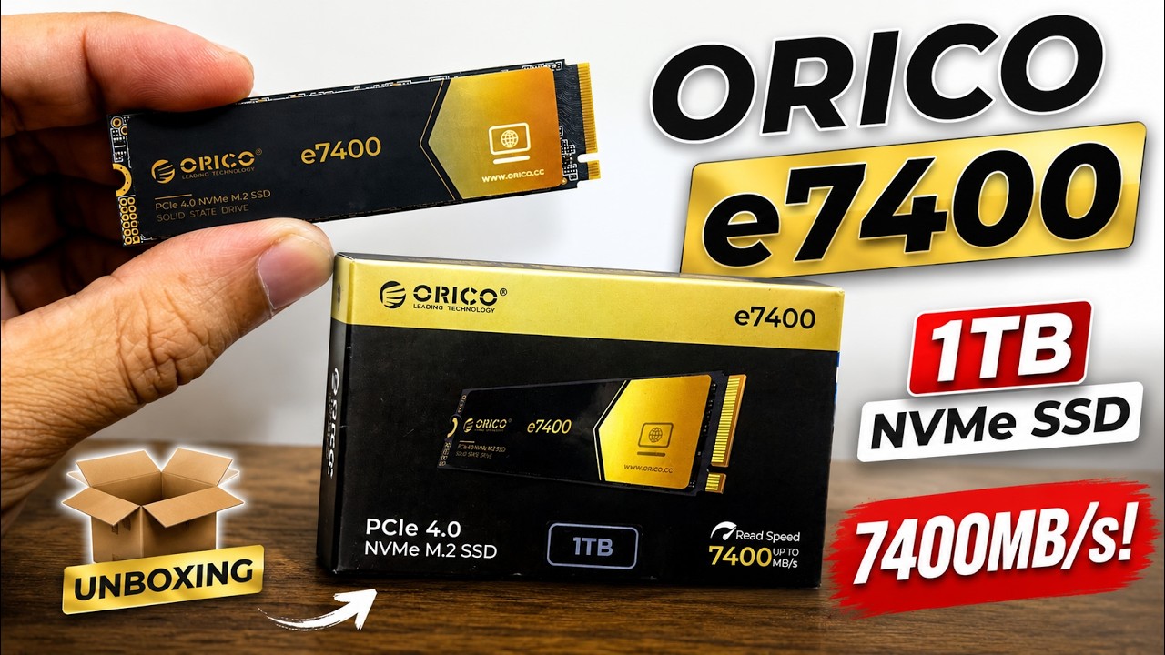 ORICO E7400 1TB SSD Unboxing & First Look | Budget PCIe Gen4 Beast
