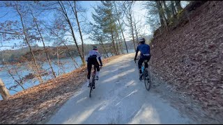 What It's Like To Ride Bikes In Brevard, NC (It Snowed & Fell Into River)